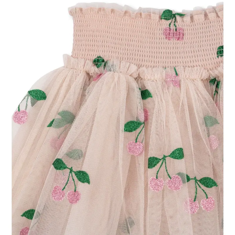 Konges Sløjd Ma Grande Cerise Pink Glitter Tullie Smock Nederdel 4