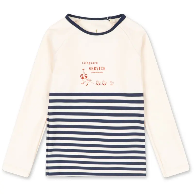 Konges Sløjd Marin Stripe Aster Badebluse Grs 1
