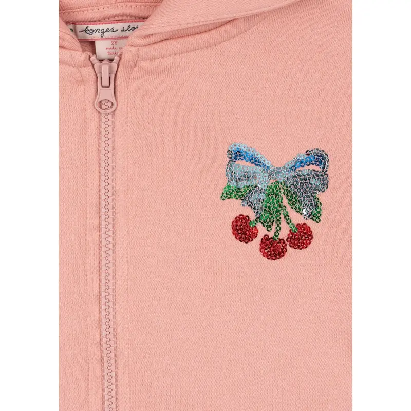 Konges Sløjd Mellow Rose Lou Paliet Sweat Zip Hætte Ocs 4