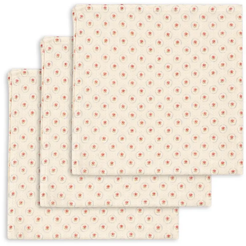 Konges Sløjd Mirage 3 Pak Muslin Cloth Gots 1