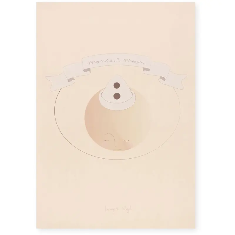 Konges Sløjd Monsieur Moon Plakat 1
