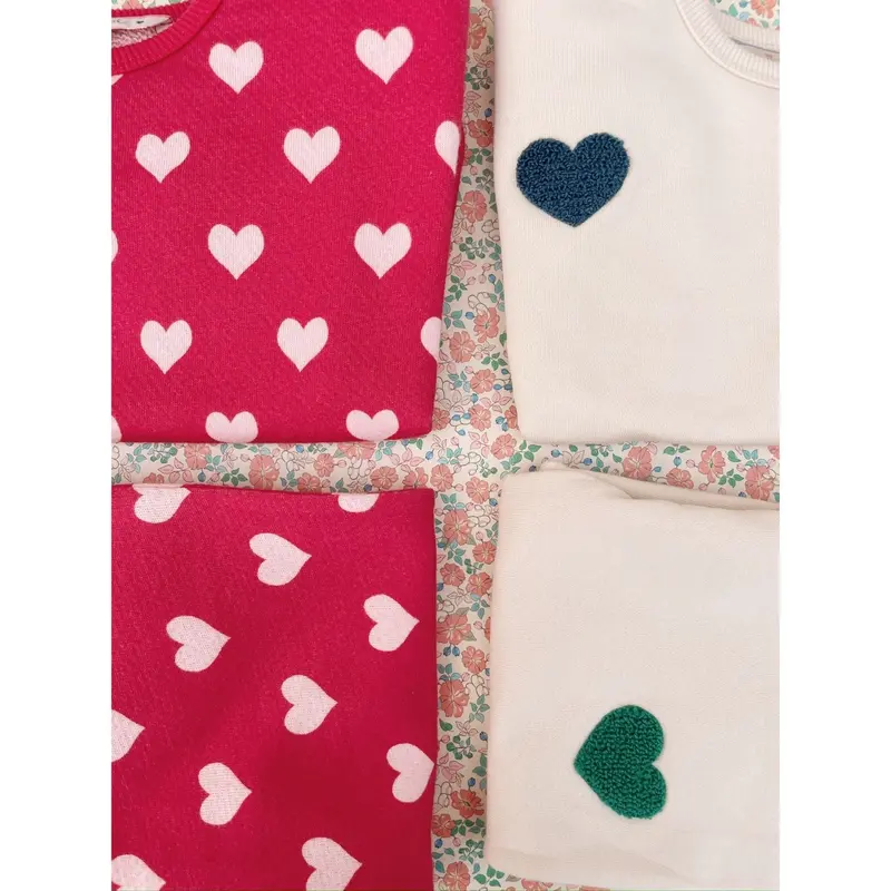 Konges Sløjd Multi Heart Lou Terry Sweat Bukser Ocs 4