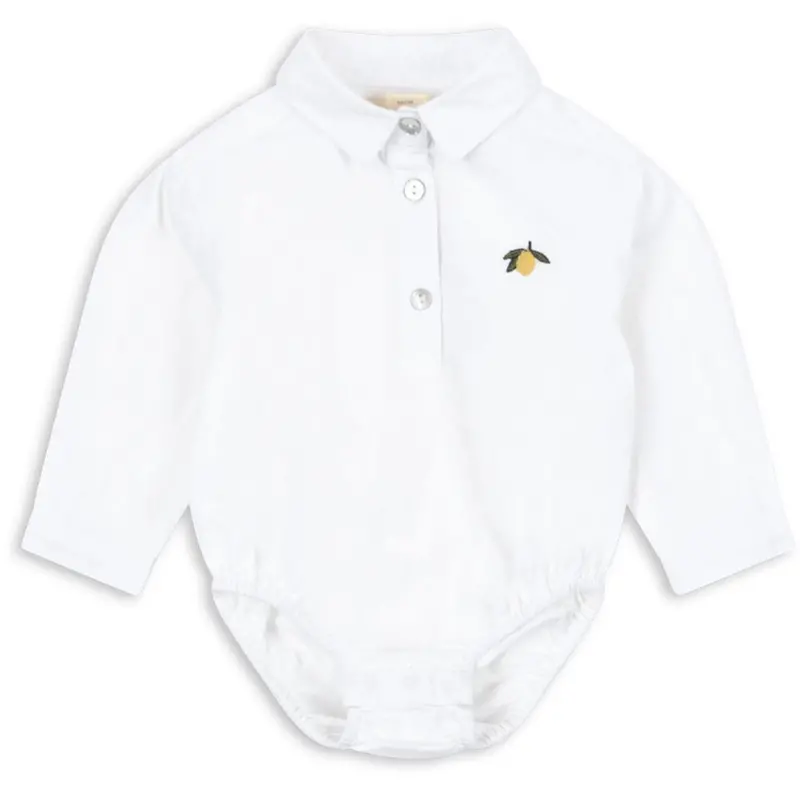 Konges Sløjd Optic White Ray Baby Skjorte Gots 1