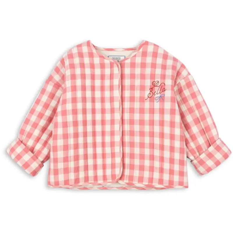 Konges Sløjd Peach Blossom Check Rhw X Ks Bella Jakke 1