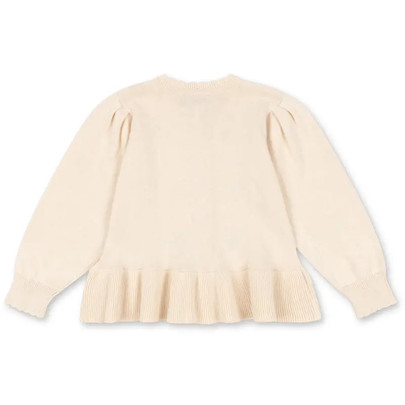 Konges Sløjd Pearled Ivory Soleil Cardigan Gots 4