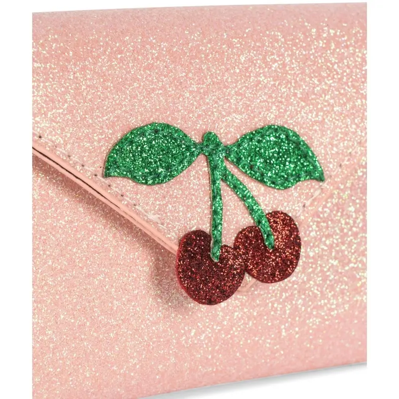 Konges Sløjd Pink Glitter Love Letter Pung 2