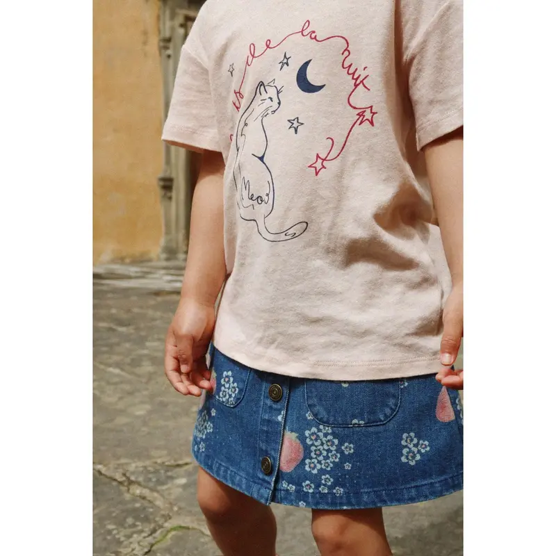 Konges Sløjd Pink/Meow Era Tee Ocs 3