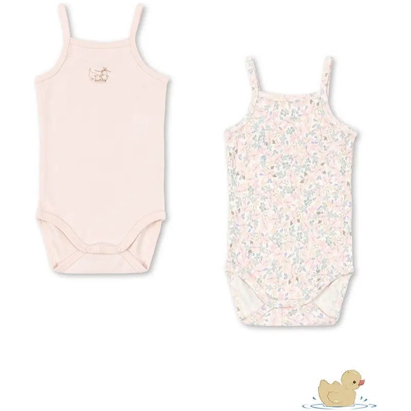 Konges Sløjd Prato Fiori Aop/Creole Pink Fanga Fontana Fio 2 Pak Strop Body Ocs 1