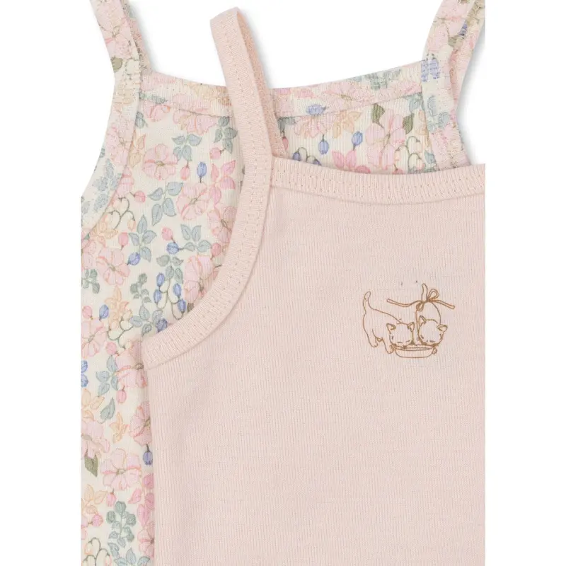 Konges Sløjd Prato Fiori Aop/Creole Pink Fanga Fontana Fio 2 Pak Strop Body Ocs 2