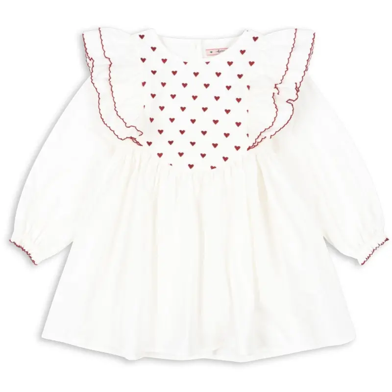 Konges Sløjd Pure White Coeur Kjole Gots 1