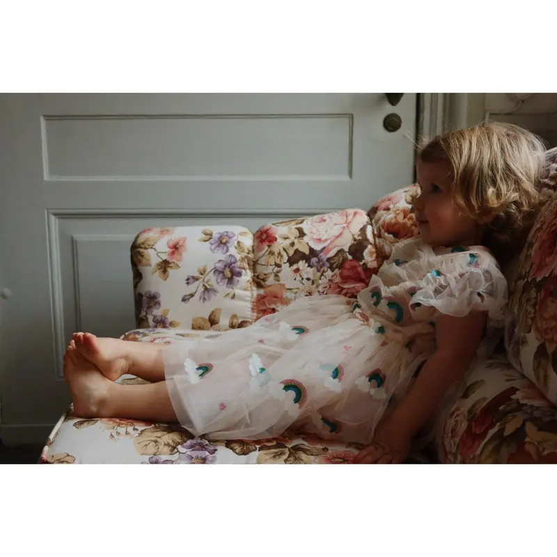 Konges Sløjd Rainbow Glitter Tullie Kjole 3