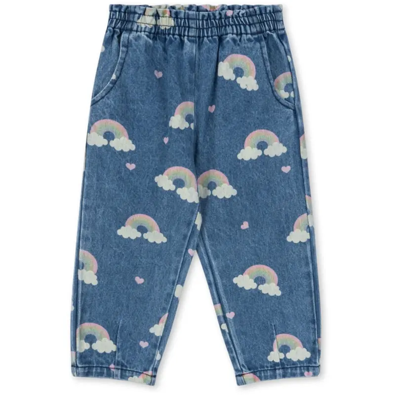Konges Sløjd Rainbow Magot Flæse Bukser Denim Gots 1