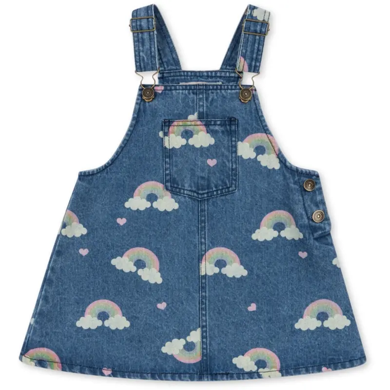 Konges Sløjd Rainbow Magot Overall Kjole Denim Gots 1
