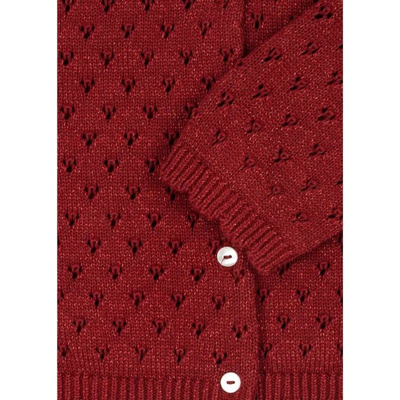 Konges Sløjd Red Dahlia Holiday Strik Cardigan 3