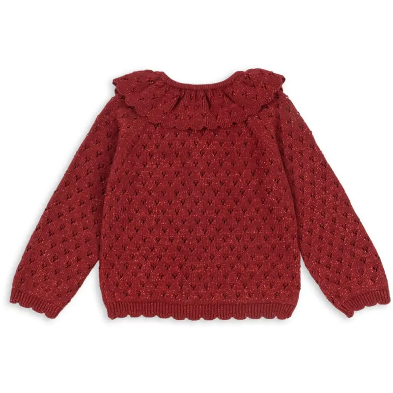 Konges Sløjd Red Dahlia Holiday Strik Cardigan 4