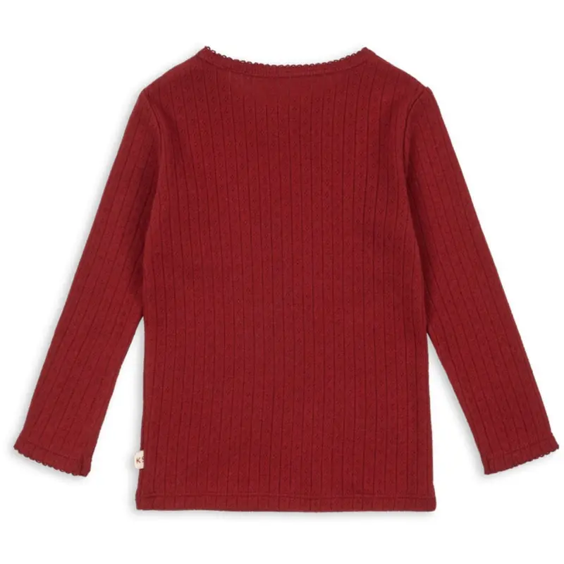 Konges Sløjd Red Dahlia Minnie Bluse Gots 2