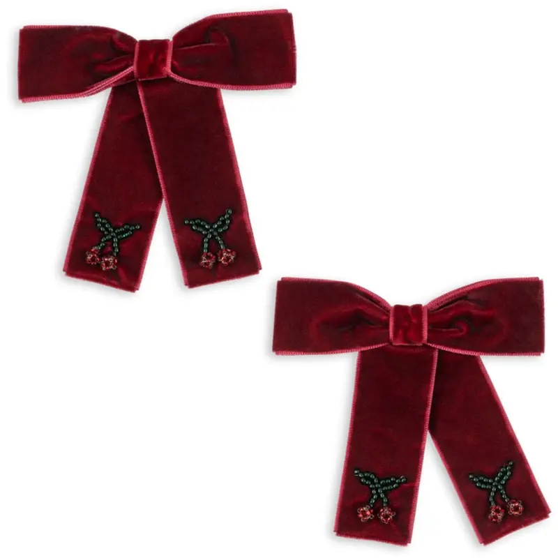 Konges Sløjd Rio Red 2 Pak Juliette Sløjfe Hair Clip 1
