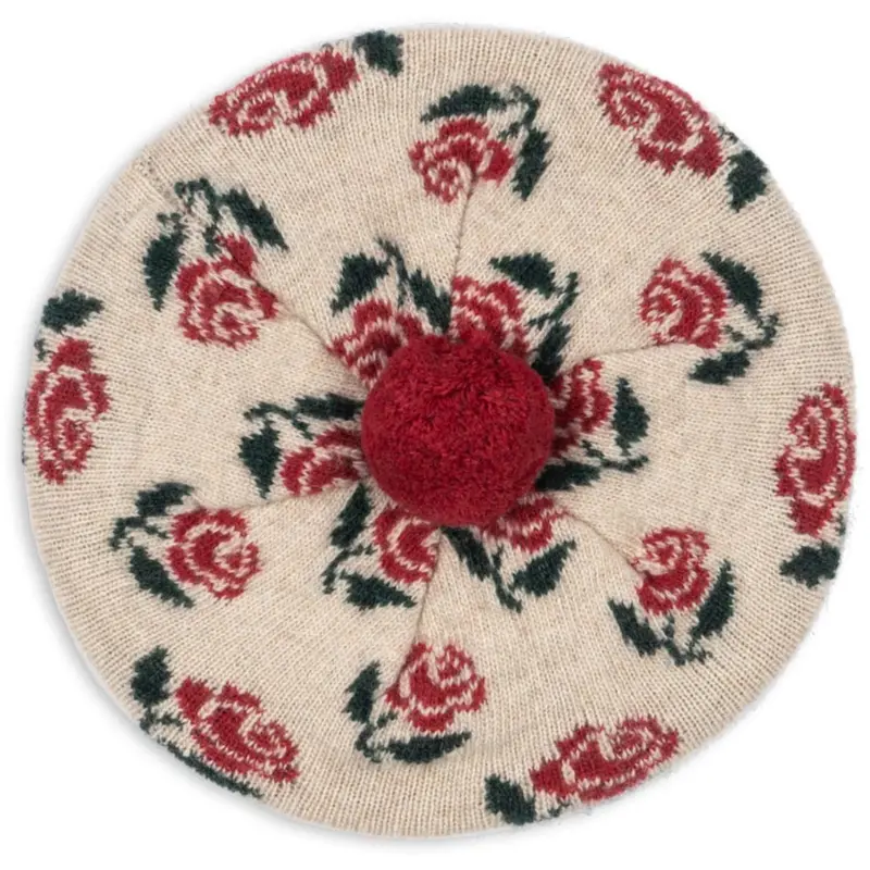 Konges Sløjd Rose Belou Strik Beret 1