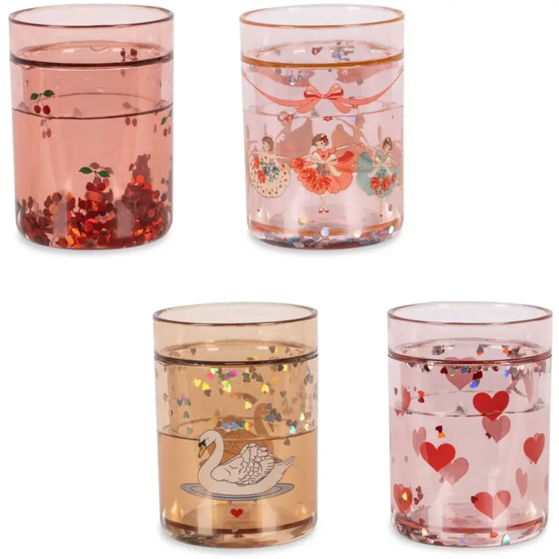 Konges Sløjd Rose Multi 4 Pak Glitter Kopper 1