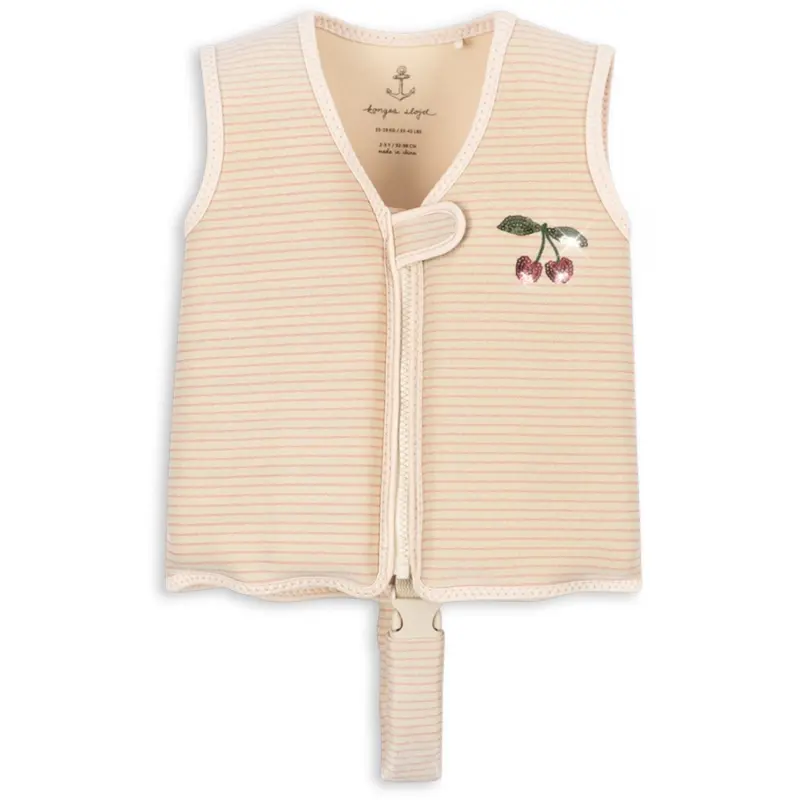 Konges Sløjd Rose Stripe Cherry Svømmevest 1