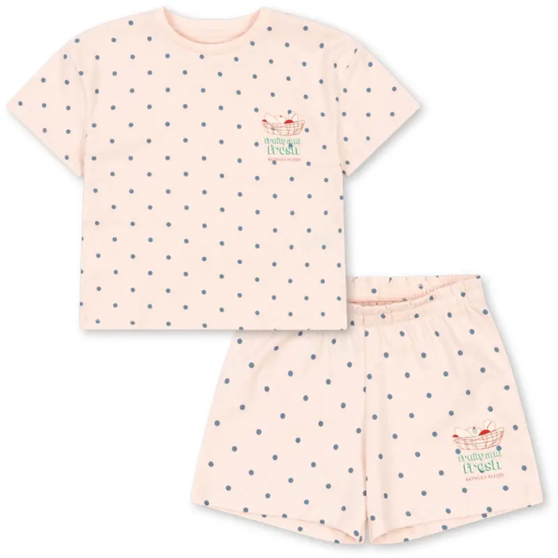 Konges Sløjd Rosewater Dot Lin Tee Sæt Gots 1