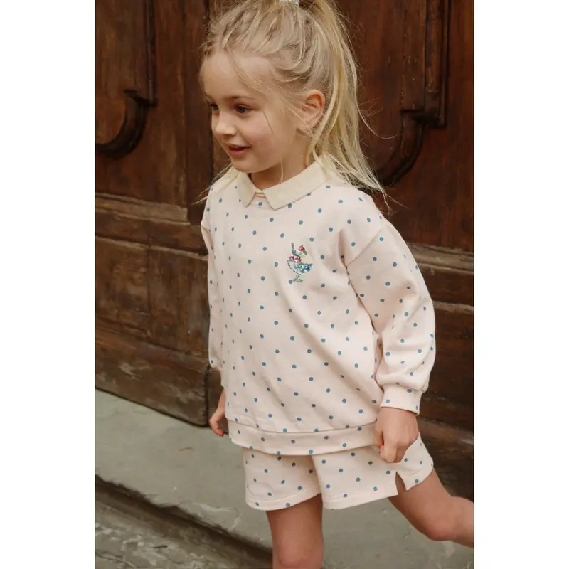 Konges Sløjd Rosewater Dot Spotty Ls Polo Gots 2