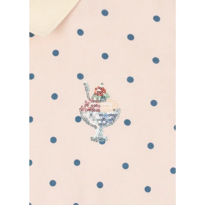 Konges Sløjd Rosewater Dot Spotty Ls Polo Gots 7