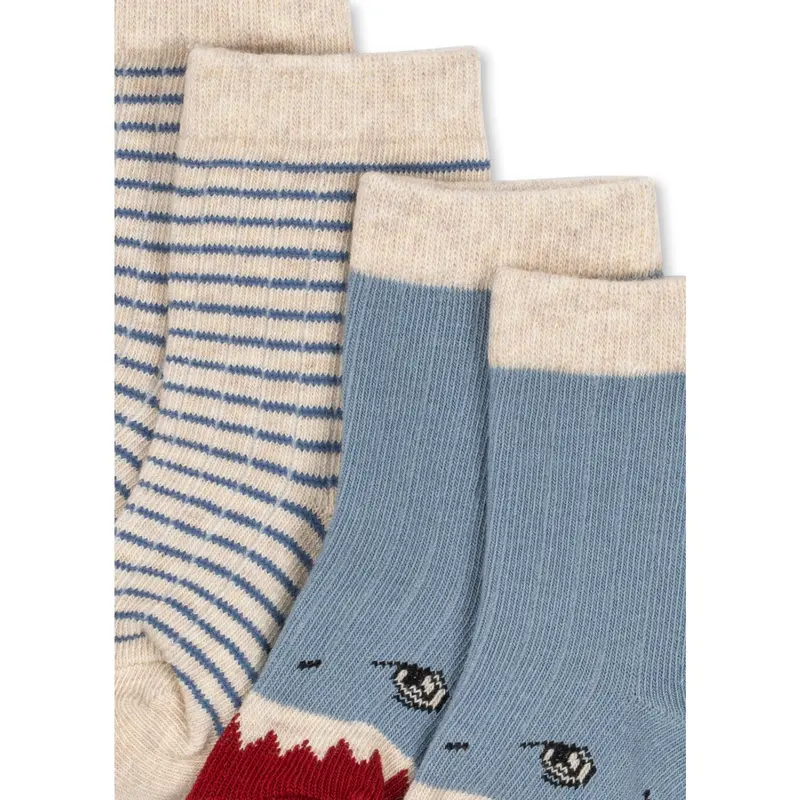 Konges Sløjd Shark 2 Pak Shark Rib Strømper 4