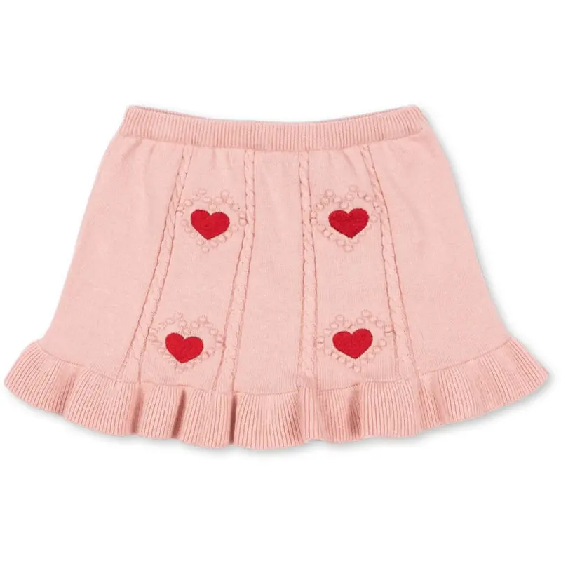 Konges Sløjd Silver Pink Soleil Strik Nederdel Gots 1