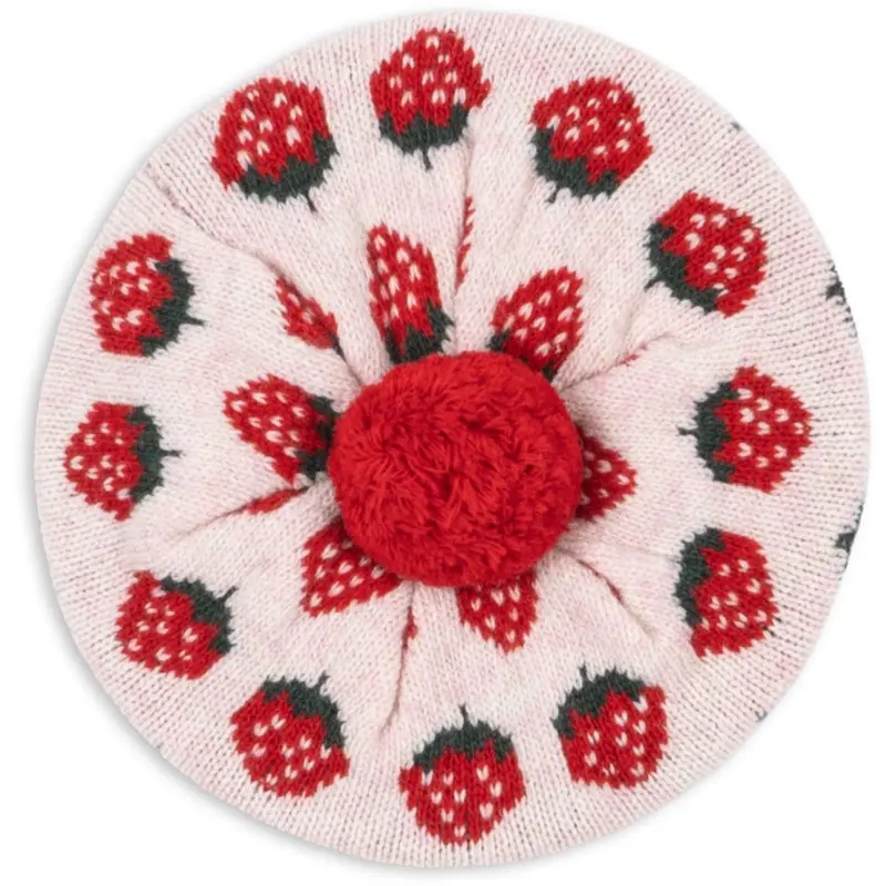Konges Sløjd Strawberry Belou Strik Beret 1