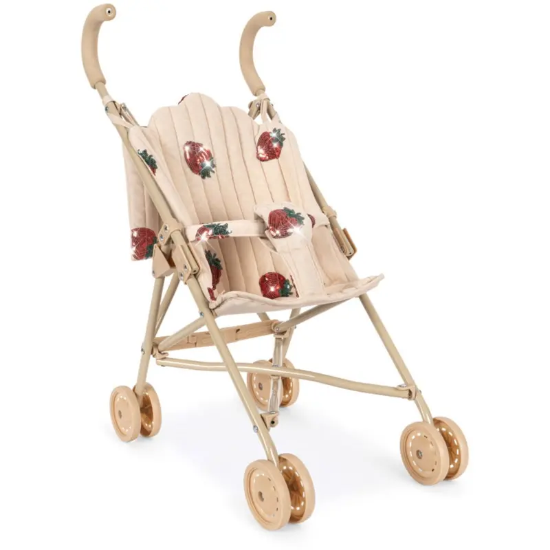 Konges Sløjd Strawberry Tyl Dukke Stroller 1