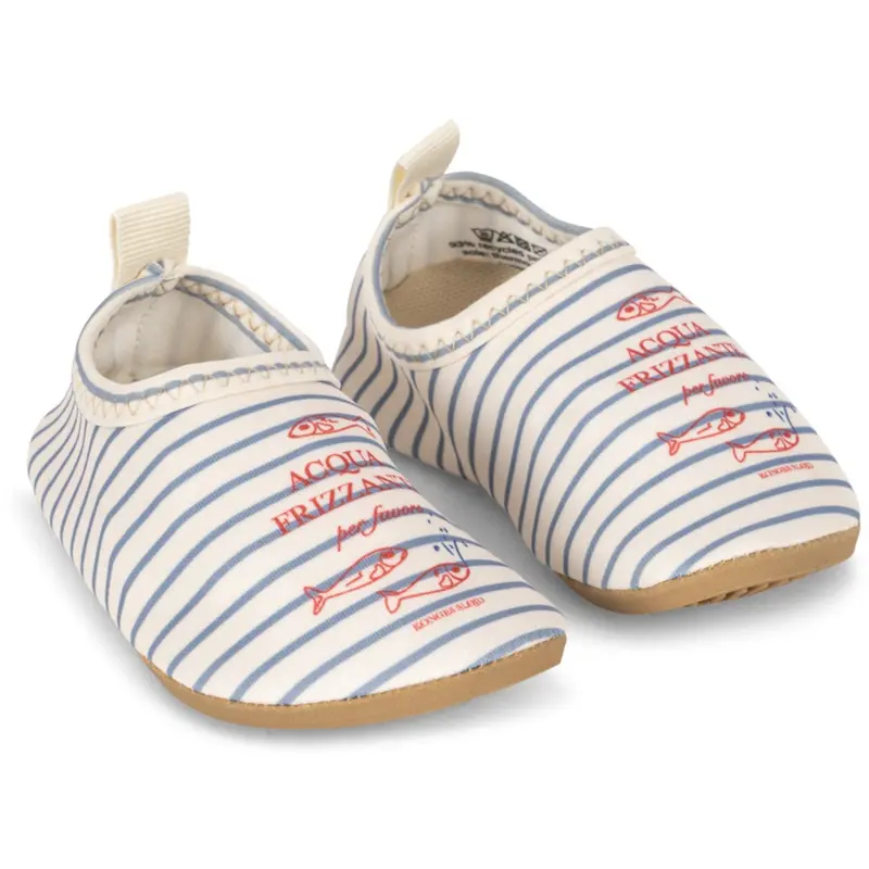 Konges Sløjd Stripe Bluie Aster Badesko 1