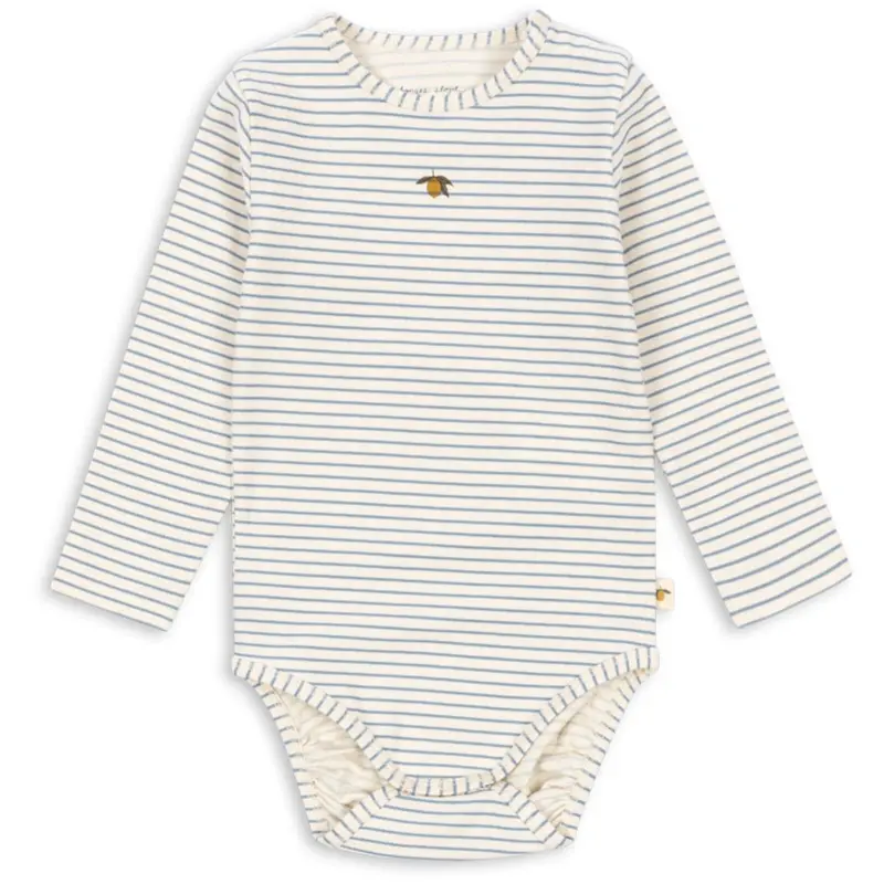 Konges Sløjd Stripe Bluie Basic Ls Body Gots 1