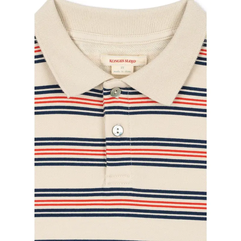Konges Sløjd Stripie Stripe Spotty Ss Polo Gots 5