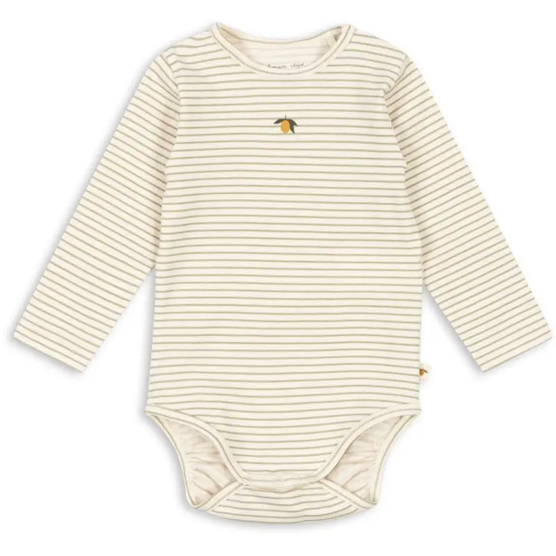Konges Sløjd Tea Stripe Basic Ls Body Gots 1