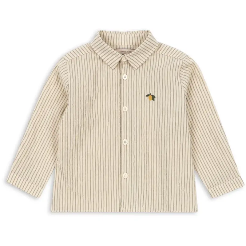 Konges Sløjd Tea Stripe Elliot Ls Skjorte Gots 1