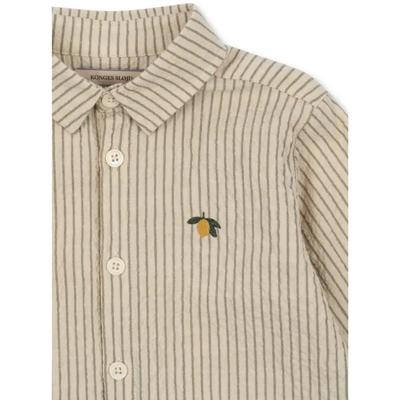 Konges Sløjd Tea Stripe Elliot Ls Skjorte Gots 3