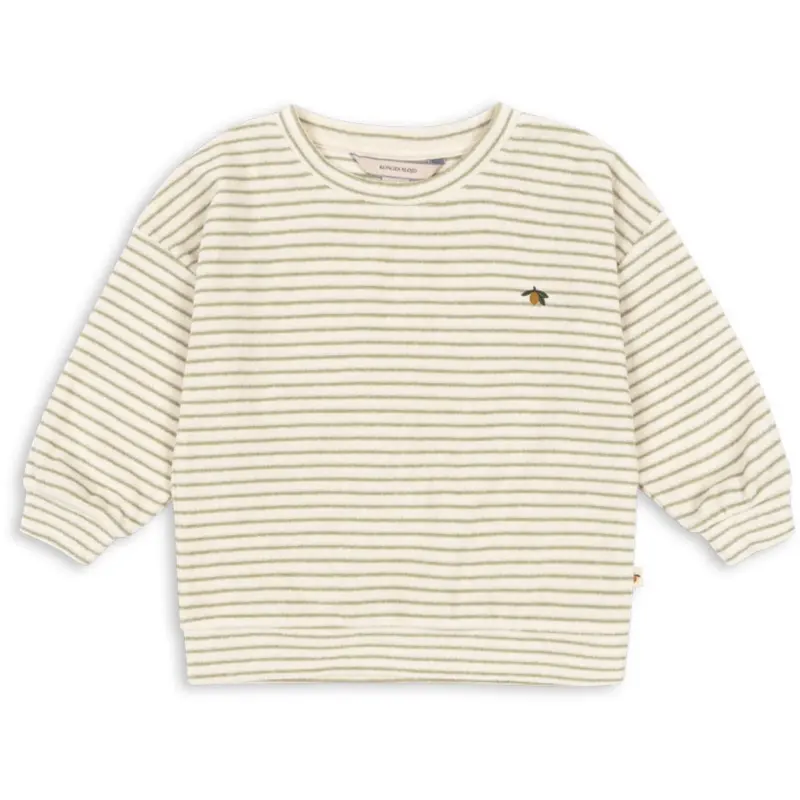 Konges Sløjd Tea Stripe Itty Sweatshirt Gots 1