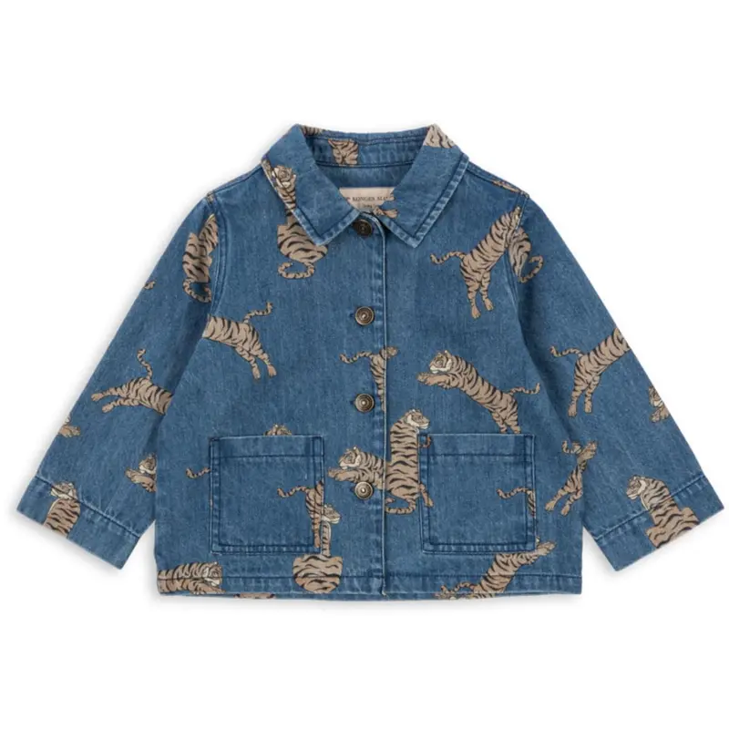 Konges Sløjd Tiger Magot Jakke Denim Gots 1