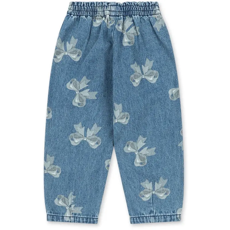 Konges Sløjd X Luksusbaby Bella Bow Blu Magot Flæse Bukser Gots 4