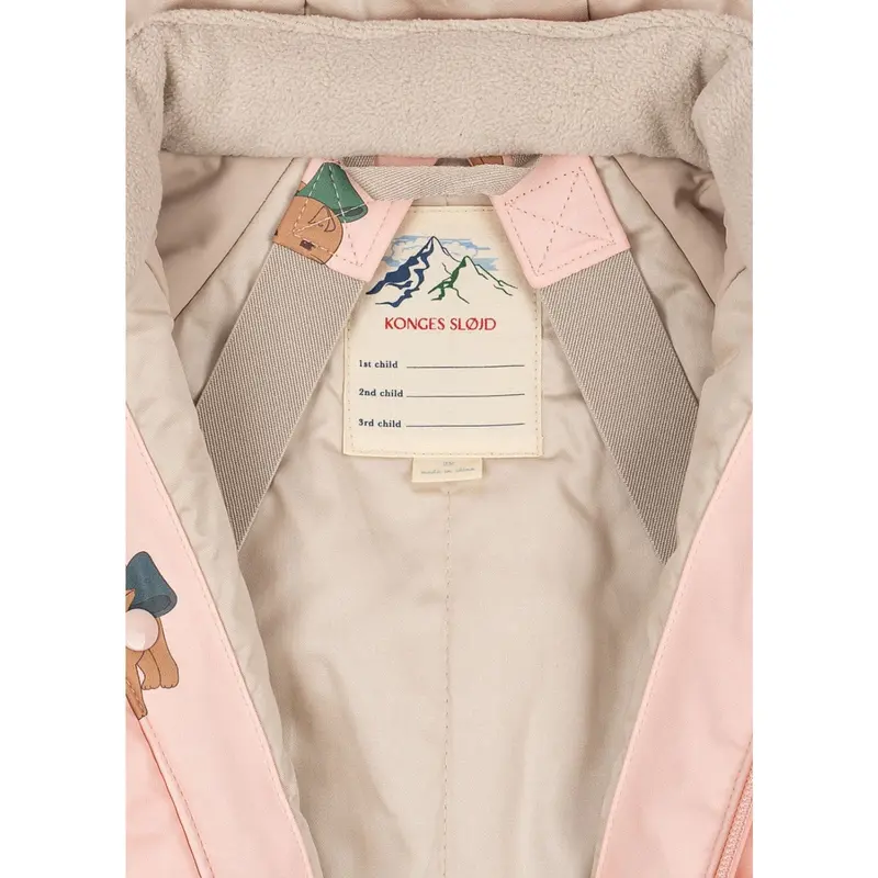 Konges Sløjd X Luksusbaby Bow Kitty Pink Rain Flyverdragt 3