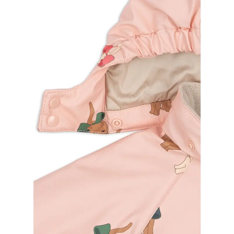 Konges Sløjd X Luksusbaby Bow Kitty Pink Rain Flyverdragt 6