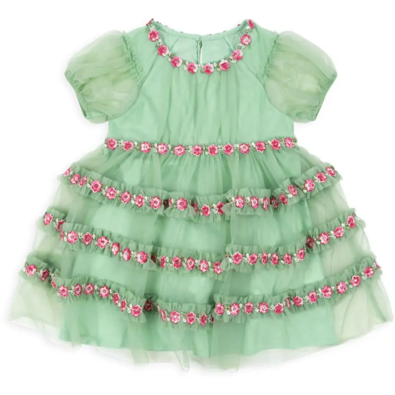 Konges Sløjd X Luksusbaby Green Joelle Kjole 1