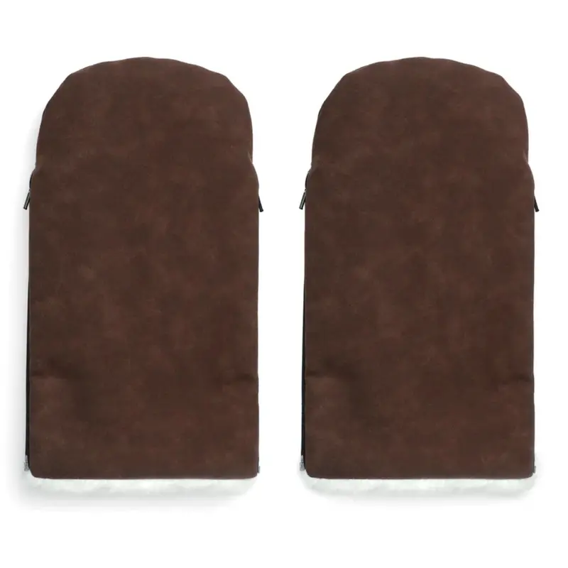 Kongwalther Chocolate Brown Faux Suede Østerbro Handsker 1