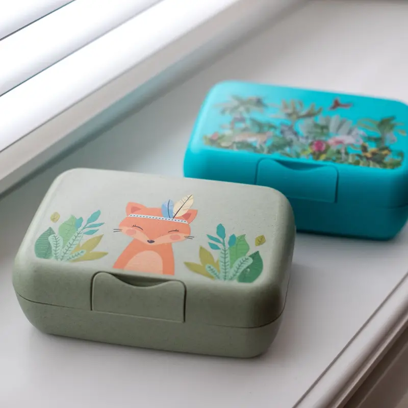 Koziol Organic Green Lunch Box Med Separat Skål Candy L Harry 2