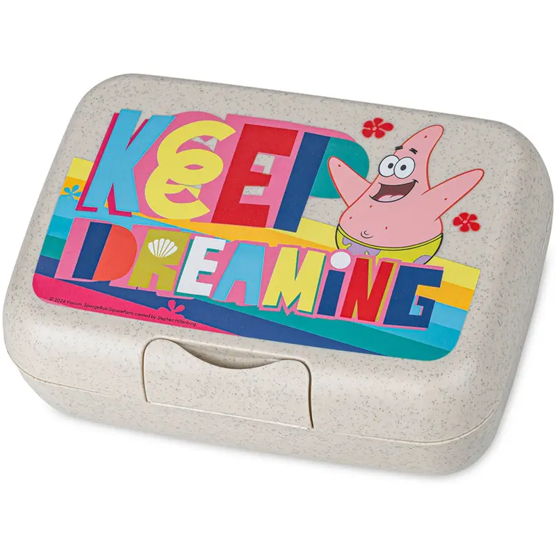 Koziol Organic Sand Lunch Box Med Separation Skål Candy L Spongebob Patrick 1