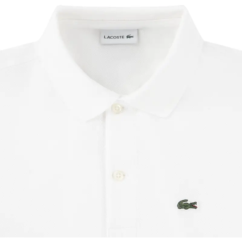 Lacoste Blanc Non-Organic Petit Pique Polo 2