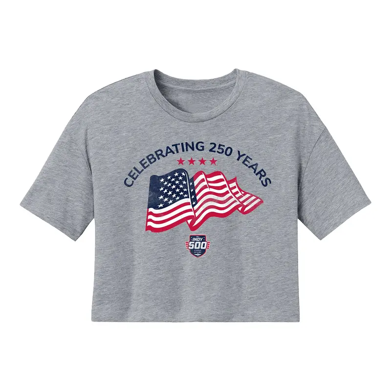 Ladies 2026 Indy 500 Boxy Crop 1