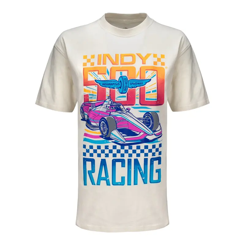Ladies Indy 500 Ombre Boyfriend Shirt 1