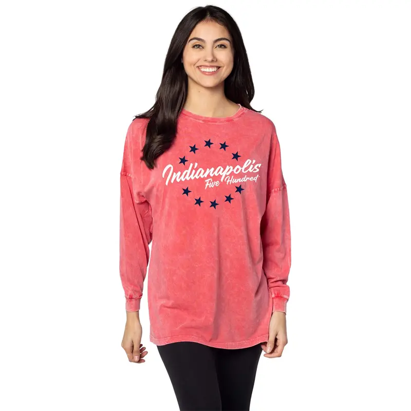 Ladies Indy 500 Stars Oversized Shirt 1